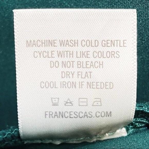 Francesca’s Hope Women's Green Short Sleeve Crochet Trim A-Line Dress M - Picture 11 of 11